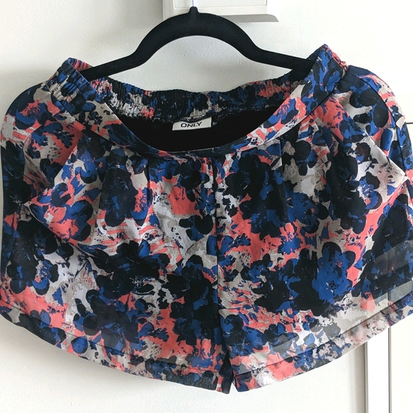 High rise chiffon shorts - Picture 4 of 4